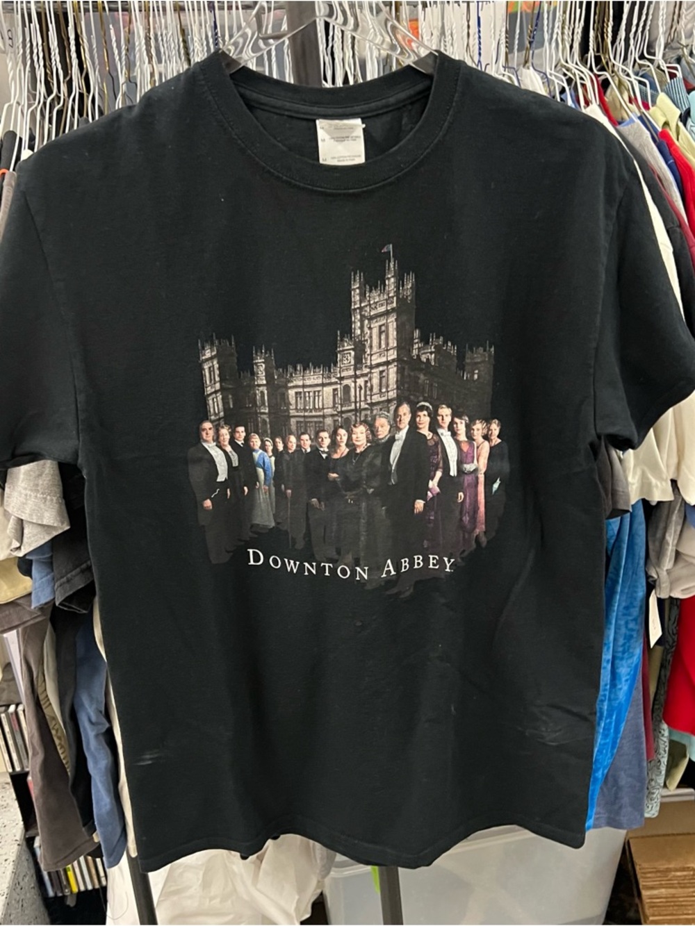 Downton Abbey Tshirt - Black Sz M Unisex Men Women